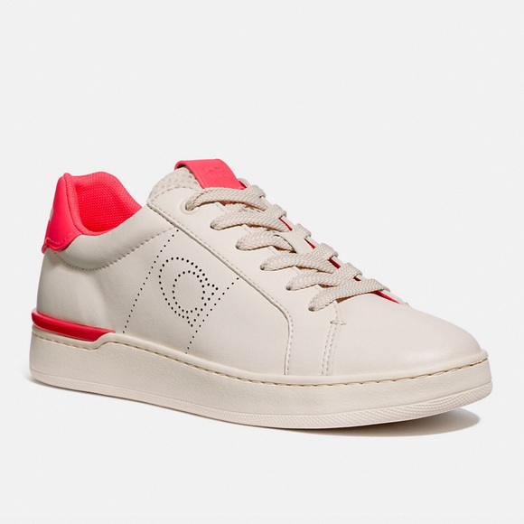 Coach Shoes - Coach Lowline Low Top Sneaker in Neon Pink